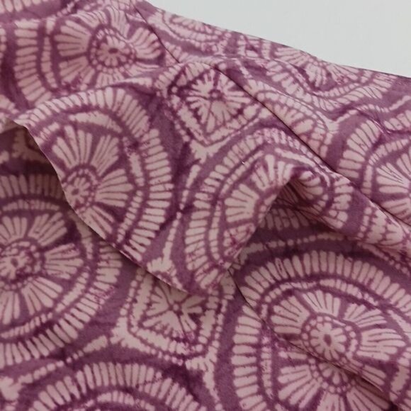 Shade & Shore Bikini Bottom Mystic Mauve Flouncy Ruffle High Waist Cheeky S - Picture 5 of 6
